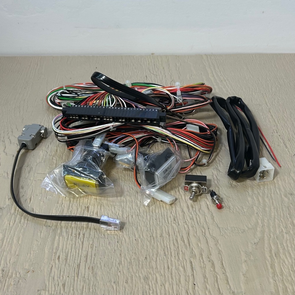 Jamma Arcade Wiring Harness 28 Pin Edge Connector Buttons Switches Kit‎